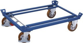 VARIOfit Fahrgestell aus Stahl in Blau mit einer Traglast von 1.800 kg, Breite: 1.010 mm, Tiefe: 810 mm - Bild 1