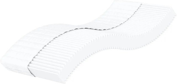 vidaXL Schaumstoffmatratze für Kinder, Weiß, Härtegrad H2, B/T: 80 x 160 cm