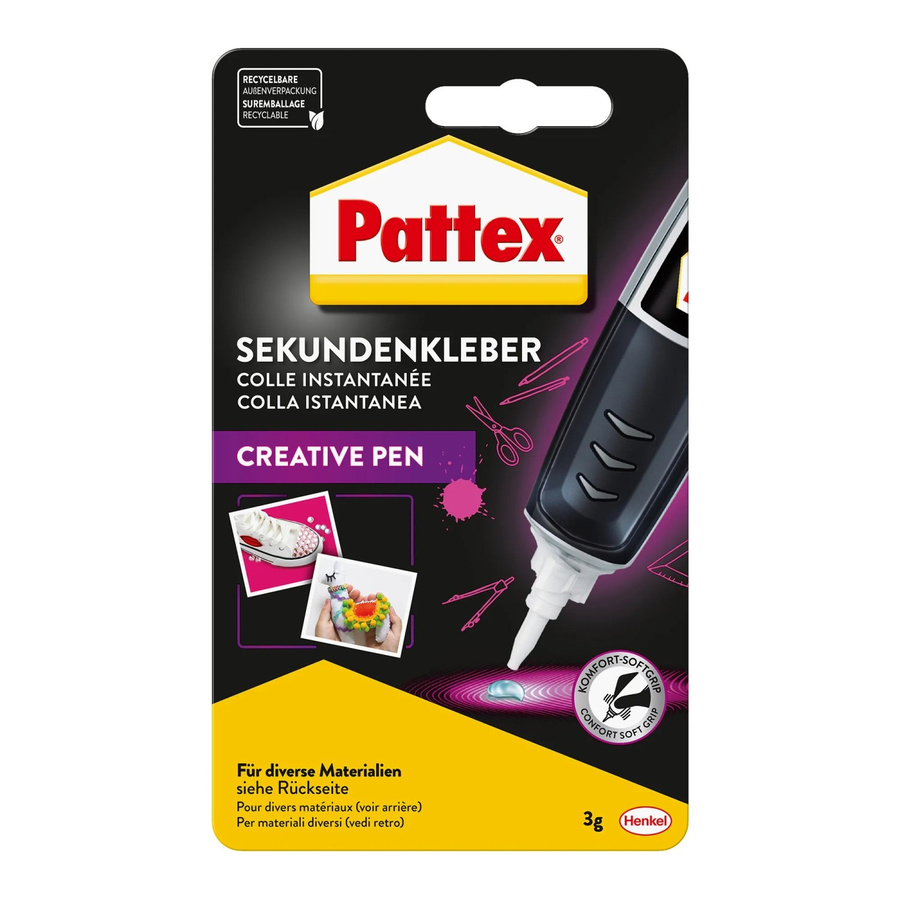 Pattex Creative Pen Sekundenkleber transparent 3 g - Bild 3