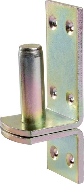 Dolle Aufschraubkloben D1 Gelb Verzinkt, Durchmesser: 16 mm, Breite: 115 mm, Tiefe: 40 mm - Bild 1