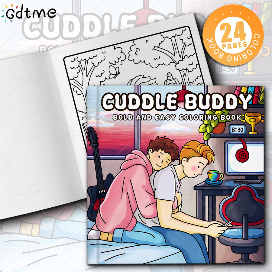 CUDDLE BUDDY Malbuch für Paare und Freunde, Bilderbuch, Bunt / Mehrfarbig - Bild 2