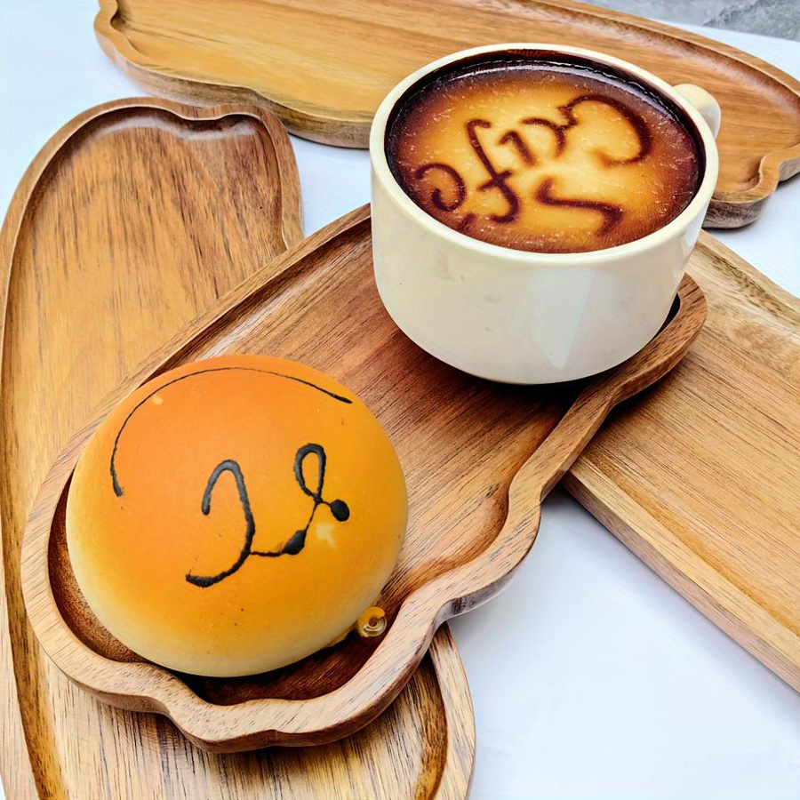Mango Event Holztablett in Braun, unregelmäßig geformtes ovales Serviertablett für Snacks, Frühstück oder als Deko-Tablett - Bild 2