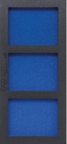 BGS Werkstattwageneinlage 1/3 mit 3 Ablagefächern, Blau, B/T/H: 40,8 x 18,9 x 3,2 cm - Bild 1