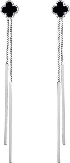 Wucifang Jewelry Ohrringe, Quastenohrringe, Kupfer, Weiß, Damen - Bild 1