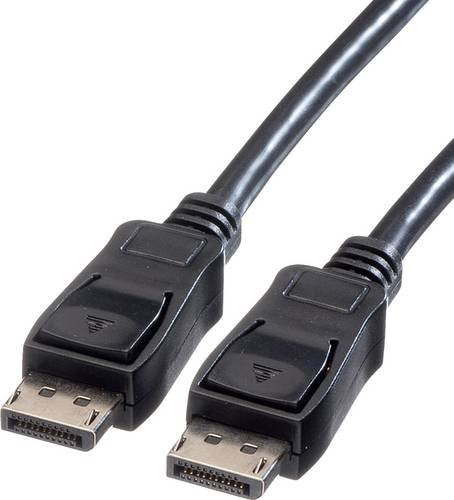Value DisplayPort Anschlusskabel Schwarz, Länge: 1,00 m - Bild 1