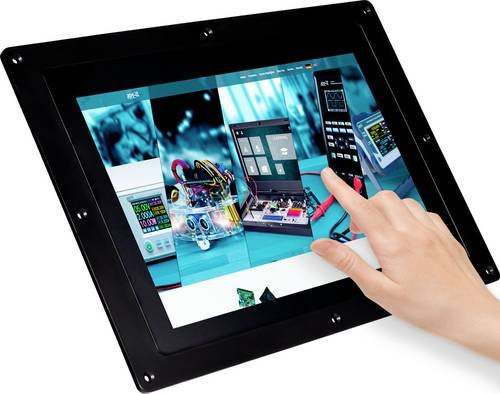 Joy-it RB-LCD-10-3 Touchscreen-Monitor 10.1 Zoll IPS Display Schwarz mit HDMI-Anschluss - Bild 1