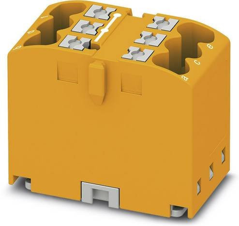 Phoenix Contact Verteilerblock 3273282 Zugfeder Orange 10 Stück Breite: 15,6 mm - Bild 1