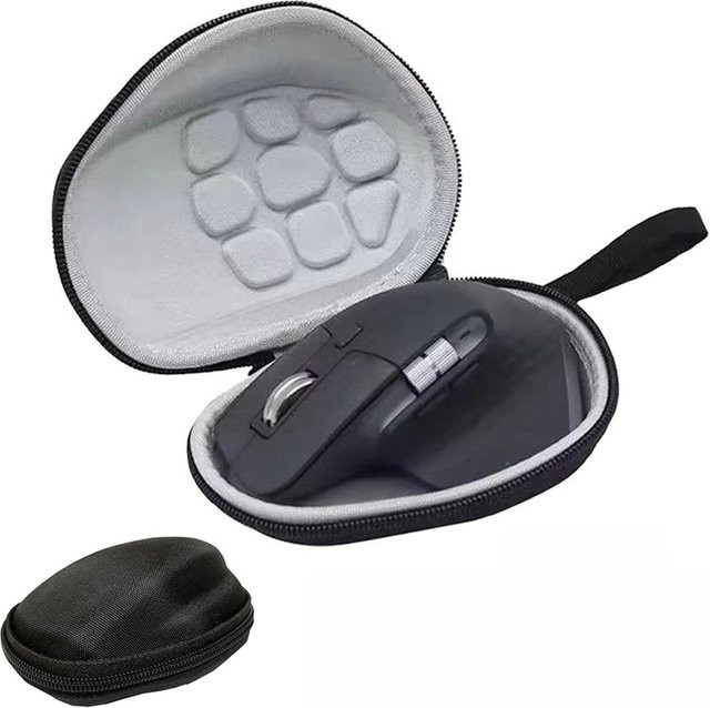 Stoßfeste EVA Hard Case Reise-Tragetasche für Logitech MX Master 3S in Schwarz - Bild 1