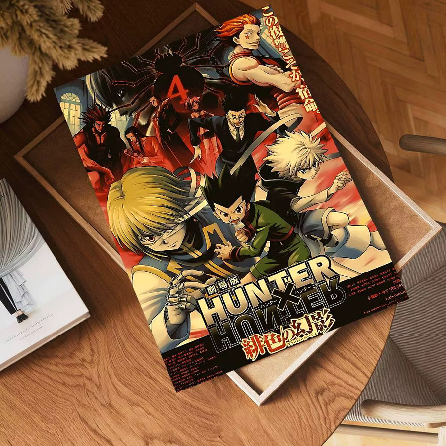 Beast Kingdom Anime Hunter X Hunter Classic Movie Whitepaper Poster, wasserfester Aufkleber in Multicolor, B/H: 15 x 10 cm - Bild 4
