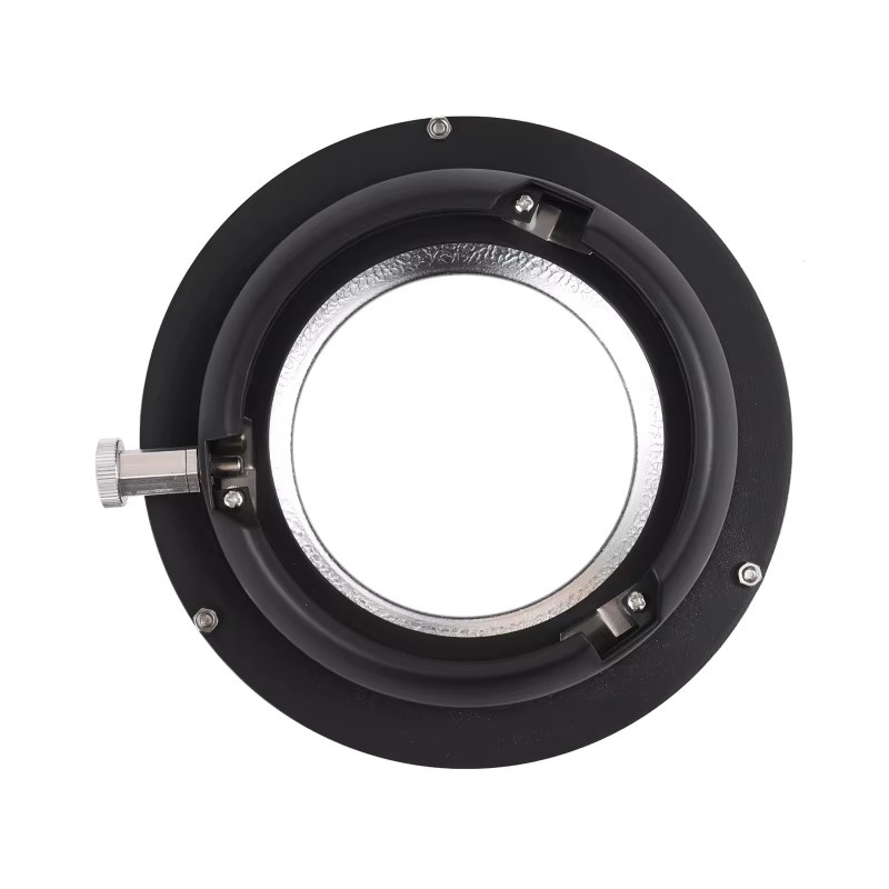 Metall-Speedring-Adapter Konverter von Bowens Mount auf Broncolor Mount für Fotografie-Softboxen in Schwarz - Bild 2