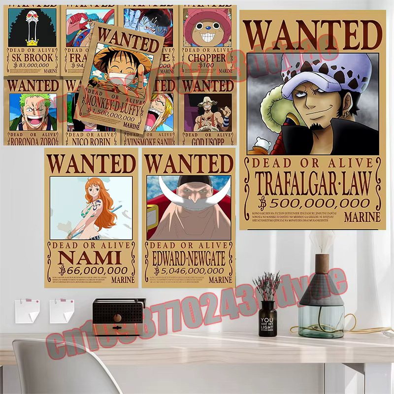 Bandai One Piece Leinwandgemälde mit Ruffy, Zoro, Sanji und Nami als Wandkunst für dein Zuhause - Bild 3