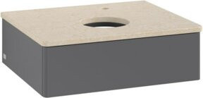 V&B Waschtischunterschrank Antao mit Beleuchtung, lackiert, B/T/H: 60 x 50 x 19 cm - Bild 1