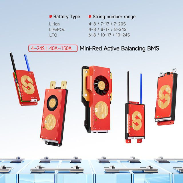 Daly Smart BMS mit WLAN und Bluetooth für LiFePO4 und Li-Ion Akkus mit LCD-Display und aktivem Balancer - Bild 1
