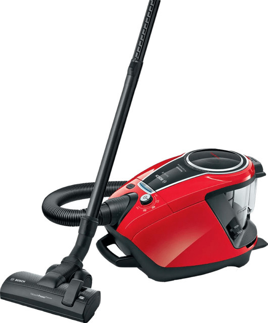 Bosch Relaxx'x Serie 8 ProAnimal BGS7PET1 Beutelloser Akku-Staubsauger in Rot mit Turbo-Bürste und waschbarem Filter - Bild 1