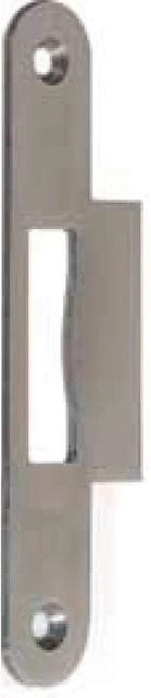 BKS Lappenschließblech für MFV Secury aus Edelstahl in Silber, Breite: 6,25 cm - Bild 1