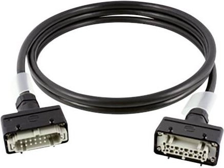 Contrik Multicore Kabel Harting E16 Schwarz CKPE50-AHAH-M050 - Bild 1