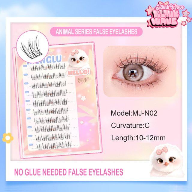 BLINKWAVE Falsche Wimpern, Black, Damen - Bild 1