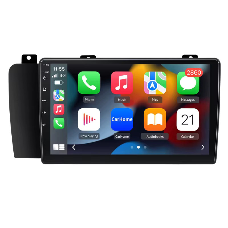 Junsun Multimedia Autoradio mit kabellosem CarPlay und Android Auto für Volvo XC70 V70 S60 (2004-2014) inklusive GPS, Bluetooth und FM Radio in Schwarz - Bild 7