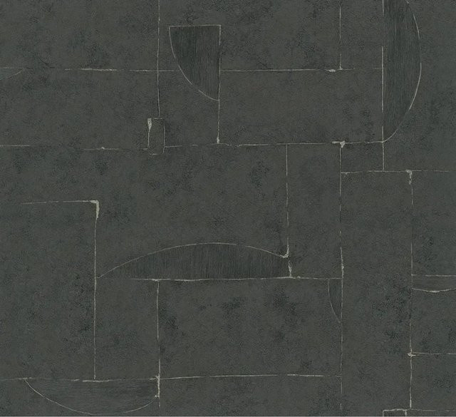 Marburg Vliestapete Papis Loveday in Schwarz mit geometrischem Design und FSC-Zertifizierung - Bild 1