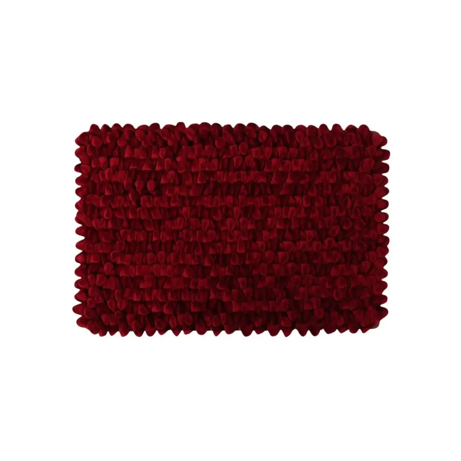 Haans Lifestyle Pebble Teppich rot B: 65 cm, T: 95 cm - Bild 1