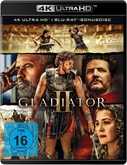 Gladiator II, Ridley Scott, 4K UHD Blu-ray, Bonus-Blu-ray - Bild 1