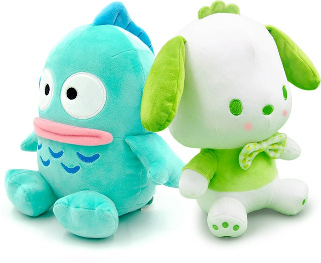 Sanrio Plüschtiere Cinnamoroll, Hangyodon und Pochacco als weiche Kuscheltiere für Kinder und zur Zimmerdekoration - Bild 1