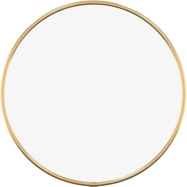 vidaXL Wandspiegel Gold Rund Durchmesser: 30 cm - Bild 1