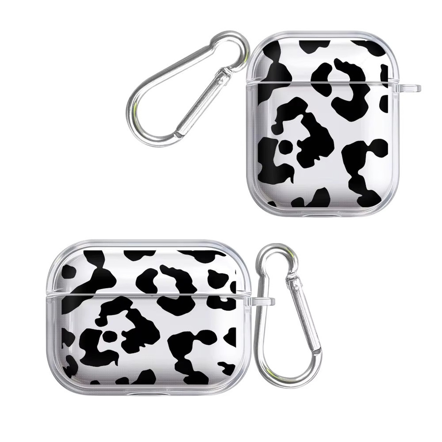 Transparente Kopfhörerhülle mit Leopardenmuster für Apple AirPods Pro 1, 2 und 3 - Bild 4