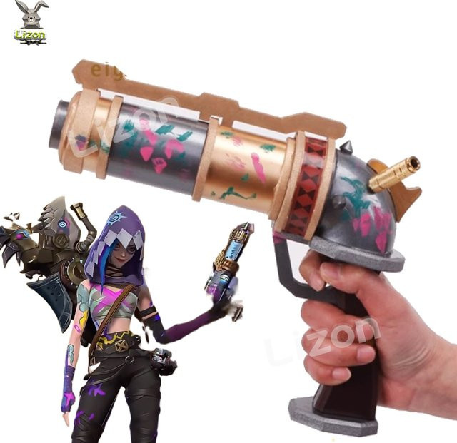 Tenokiki Arcane LOL Jinx Cosplay Gun, Pistole, Kunststoff, Mehrfarbig - Bild 1