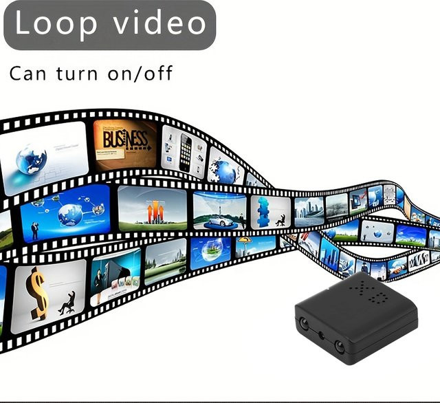 Fireurus Mini WiFi Action Kamera mit 1080p XD Auflösung, Infrarot Nachtsicht und Bewegungserkennung in Schwarz - Bild 1