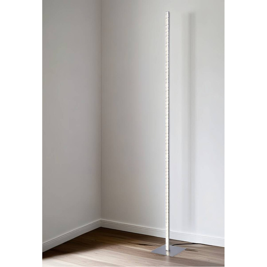 POCOline Stehlampe Ophelia aus Aluminium in Silber, B/T/H: 16 x 16 x 141 cm - Bild 2