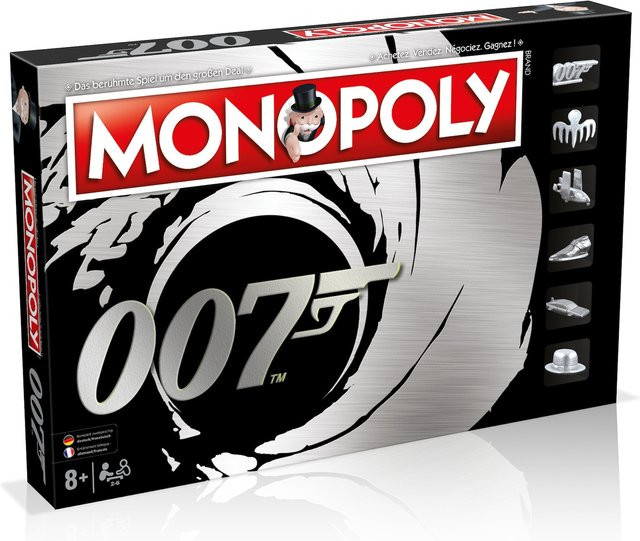Winning Moves Monopoly James Bond 007 Brettspiel Deutsch Französisch ab 8 Jahren - Bild 1
