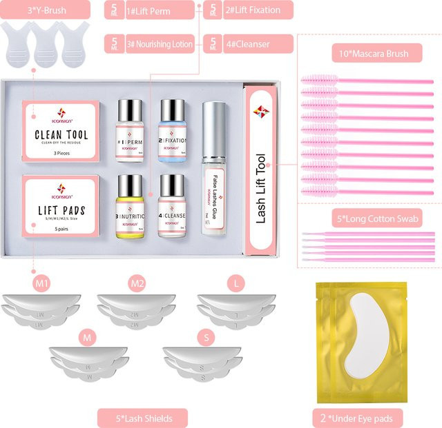 ICONSIGN Wimpernlifting-Set, Unisex - Bild 1