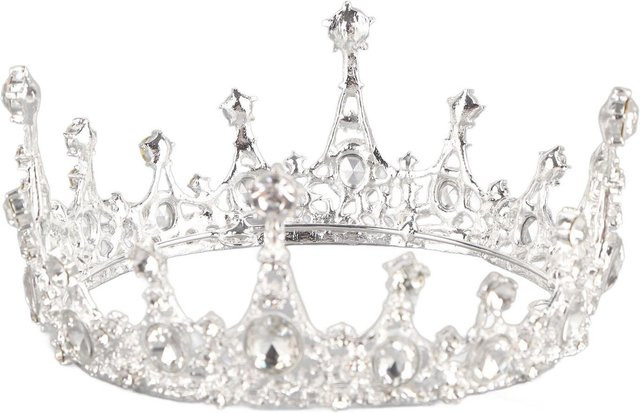 Neoglint Hochzeitskrone, Edelstahl, Silber, Kristall, Damen - Bild 1
