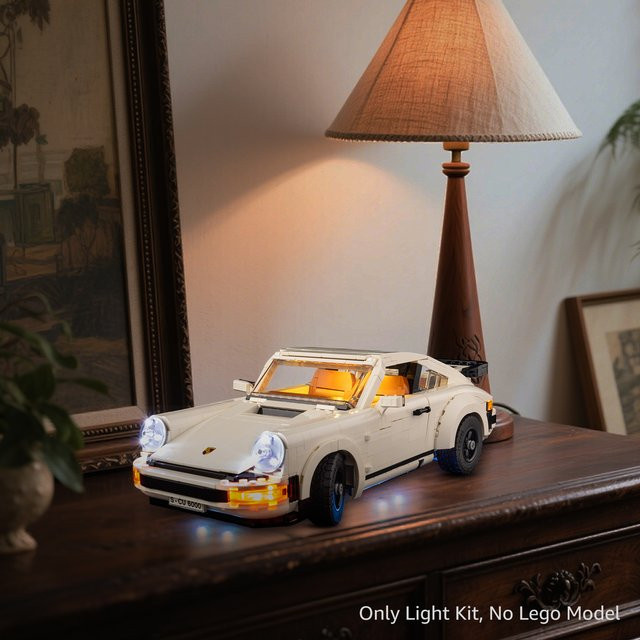 Lego LED-Beleuchtungsset, Passend für Porsche 911 10295, Weiß - Bild 1