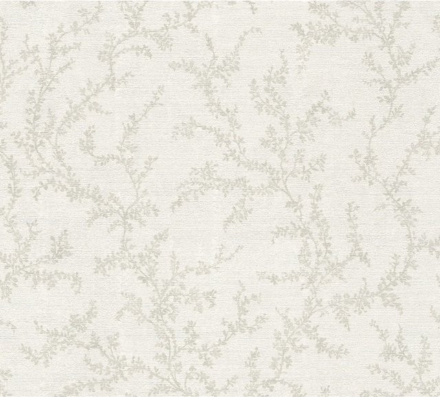 A.S. Création Vliestapete Natur Floral in Beige und Grau, B/H: 53 x 1005 cm - Bild 1