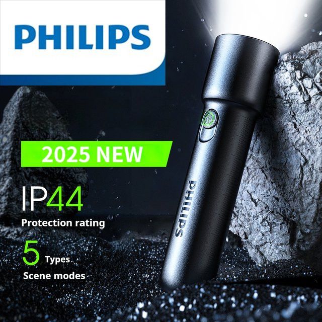 Philips SFL 1235 EDC Tragbare LED-Taschenlampe, Wiederaufladbar - Bild 1