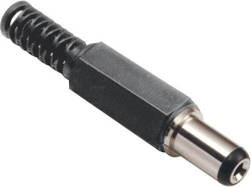 BKL Electronic 072109 Niedervolt-Steckverbinder Barrel-Stecker gerade Schwarz 5,5mm 2,1mm - Bild 1