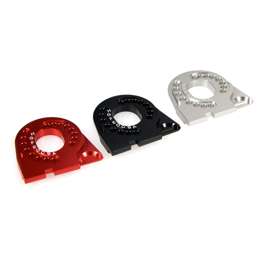 YEAHRUN CNC-Aluminium-Motorhalterung für TRX-4 TRX4, Zubehör, Metall, Schwarz - Bild 2