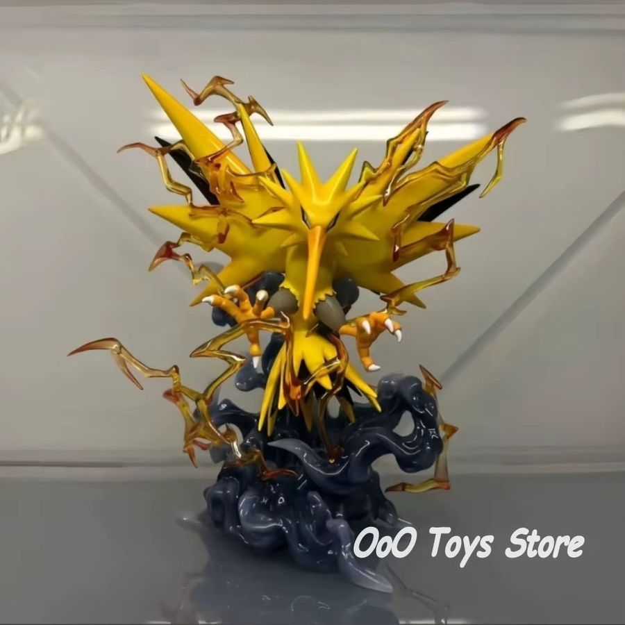 Zapdos Anime-Figur von Bandai aus PVC als Sammlerstück und Desktop-Ornament, Höhe: 15,5 cm - Bild 2