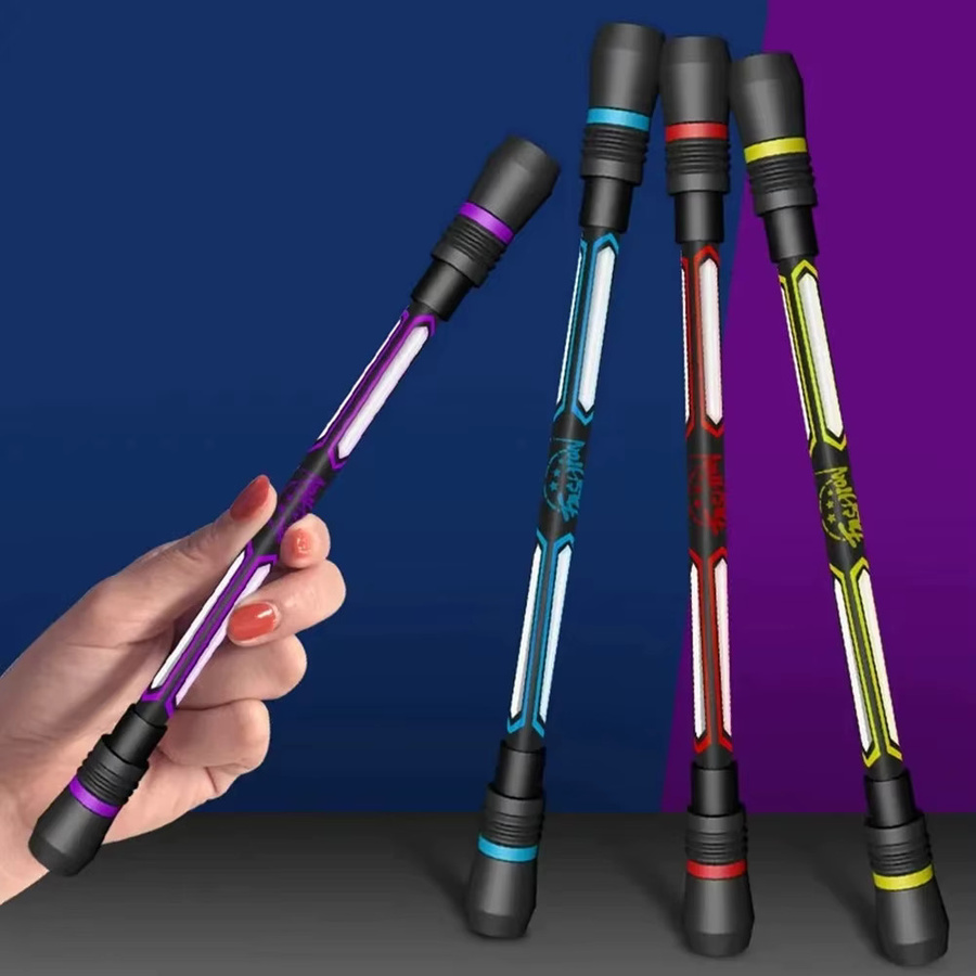 4er Set Kolorowys Spinning Pen Spinner Gelstifte mit 0,5 mm Mine zur Stressbewältigung für Erwachsene und Kinder - Bild 2