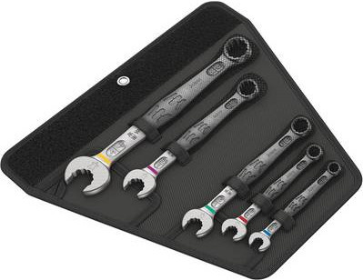 Wera Joker 6003 5 Imperial Set 1 Ringmaulschlüssel-Satz in Silber mit Tragetasche - Bild 1