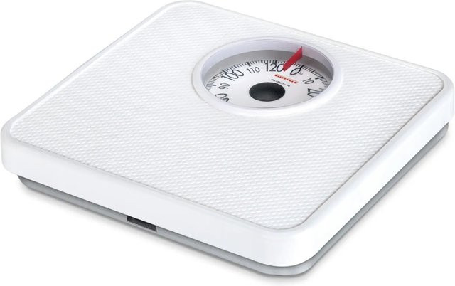 Leifheit Personenwaage Analog Tempo in Weiß, B: 27 cm, T: 29 cm - Bild 1