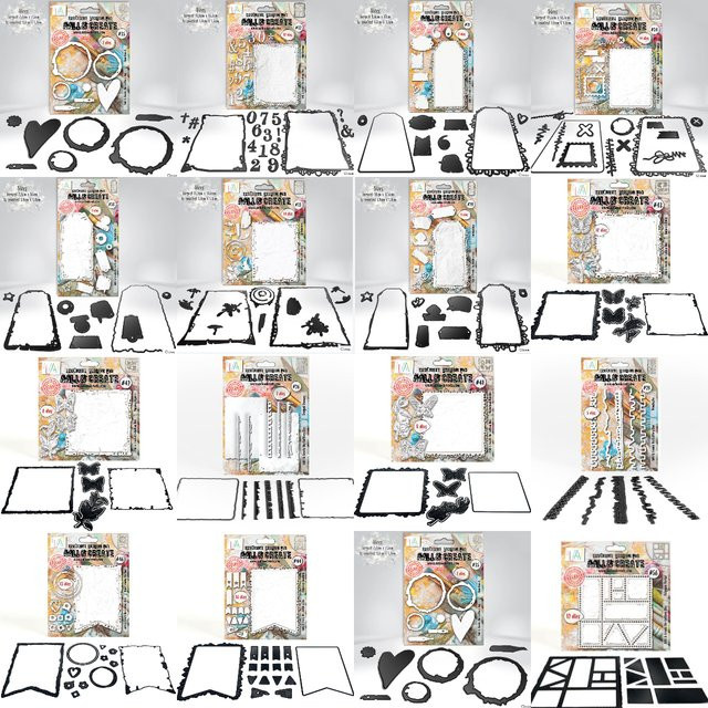 Metall-Stanzformen für DIY-Grußkarten und Scrapbooking in Silber - Bild 1