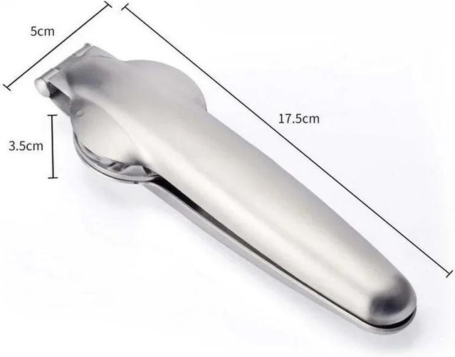 Yiran Furniture 2-in-1 Nussknacker und Kastanienclip aus Edelstahl in Weiß und Silber - Bild 1