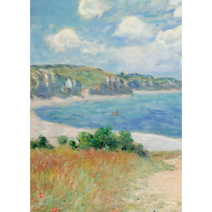 Hot Art Anime C-Claude M-Monet Poster Selbstklebender Papierdruck mit Blumen Motiv in Mehrfarbig - Bild 4
