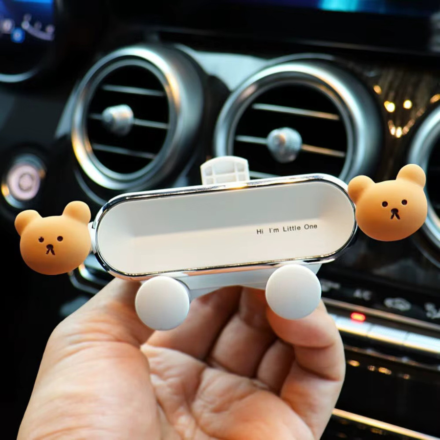 Universal Cartoon Kaninchen Handyhalterung für die Auto-Lüftung als Air Outlet Clip zur Navigation - Bild 1