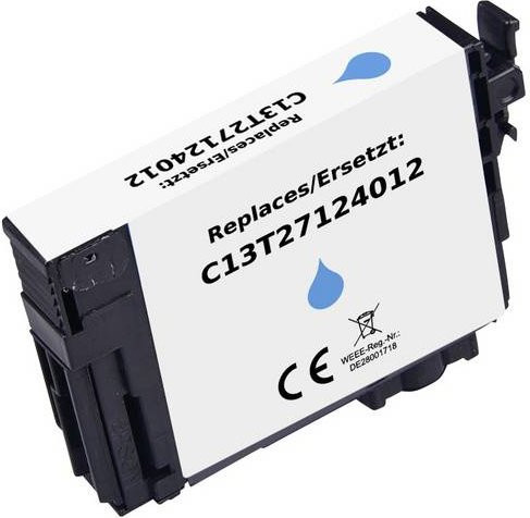 Renkforce Druckerpatrone Cyan kompatibel mit Epson T2712 27XL C13T27124012 - Bild 1