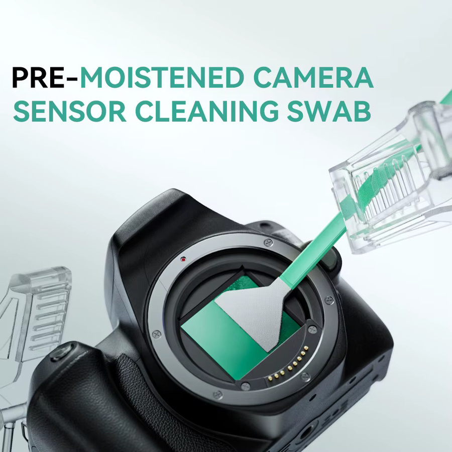 LLANO CMOS Sensor-Reinigungstupfer für Vollformat- und APS-C DSLR sowie spiegellose Kameras, kompatibel mit Sony, Canon, Nikon und Fujifilm - Bild 2