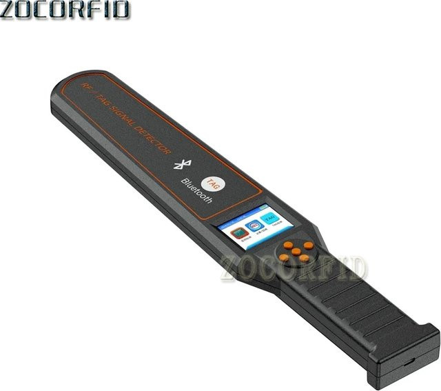 ZOCORFID DS828 Multiband RF-Detektor in Schwarz mit Bluetooth, GPS-Tracker-Finder und GSM-Signaldetektor für Wifi und RF/TAG-Scanning - Bild 1
